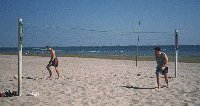 Beachvolleyball am Wyker Südstrand