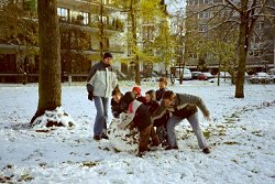 Schneemann-Bau