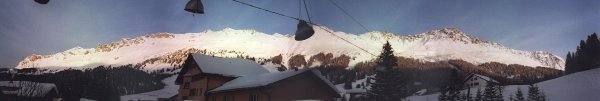 Panoramablick auf das Rothorn-Massiv