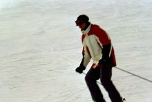 Arne auf der Piste