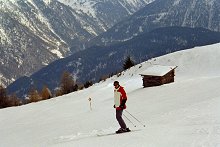 Arne auf der Piste