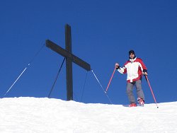 Arne am Gipfel